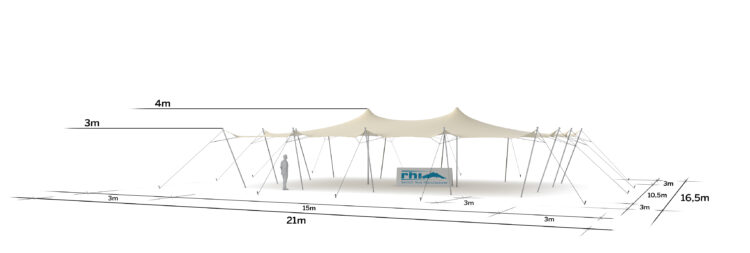 15x10.5m schéma tout ouvert